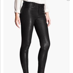 J Brand L8001 skinny leather pants